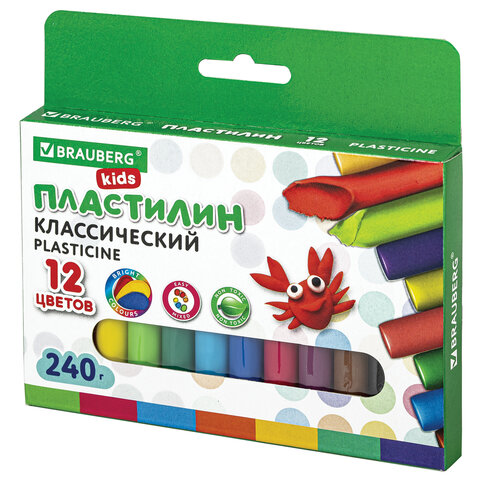 Пластилин BRAUBERG Кids Пластилин BRAUBERG Кids