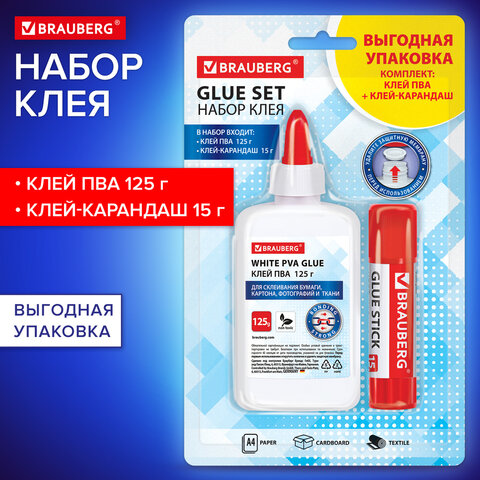 Набор клея BRAUBERG Набор клея BRAUBERG