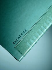 Ежедневник недатированный ESCALADA, формат А5+, 160 л., твёрдый переплёт, искусственная кожа ″Пристин″, искусственная кожа ″Снейк″, блинтовое тиснение