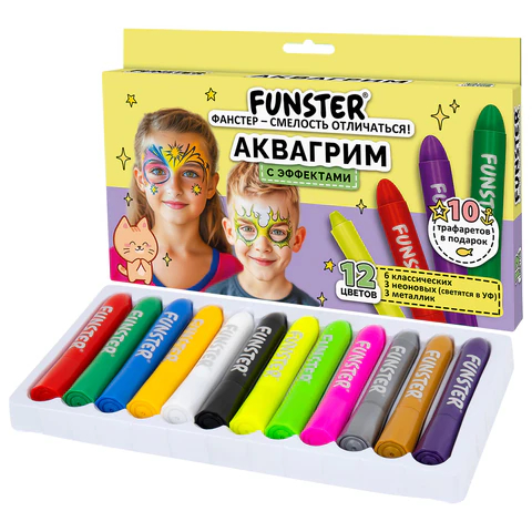 Аквагрим для лица и тела FUNSTER Аквагрим для лица и тела FUNSTER