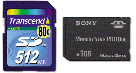    SONY Memory Stick  SD Transcend