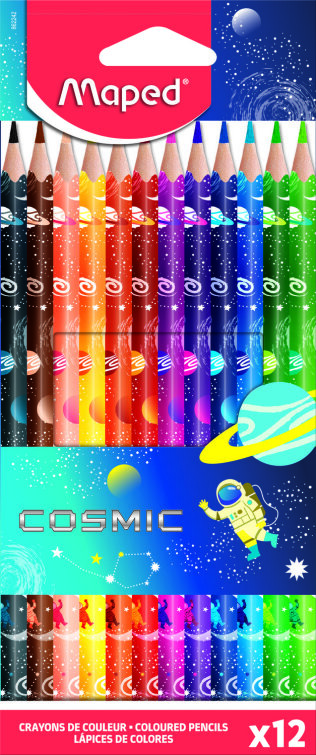 Декорированные цветные карандаши Cosmic Декорированные цветные карандаши Cosmic