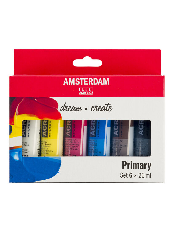 Набор акриловых красок Amsterdam Standard Primary Набор акриловых красок Amsterdam Standard Primary