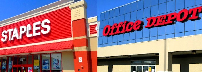 Staples   Office Depot  2,1  