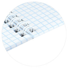 Блокнот, формат А7, 40 листов, гребень по короткой стороне, УФ-лак выборочный с глиттером, клетка Блокнот, формат А7, 40 листов, гребень по короткой стороне, УФ-лак выборочный с глиттером, клетка