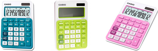 Стильный настольный калькулятор Casio MS-20NC