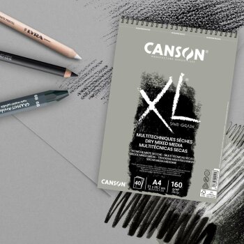 Блокнот CANSON XL Sand Grain с зернистой поверхностью листа