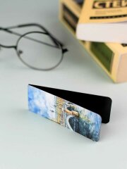 Набор закладок магнитных для книг размер 30x80 мм, 2 шт. в наборе, глянцевая ламинация Набор закладок магнитных для книг размер 30x80 мм, 2 шт. в наборе, глянцевая ламинация
