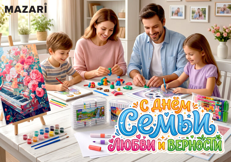 MAZARI поздравляет с Днем семьи, любви и верности!