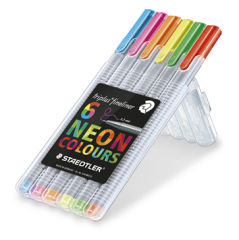Набор капиллярных ручек Staedtler Triplus! Шесть неоновых цветов! Набор капиллярных ручек Staedtler Triplus! Шесть неоновых цветов!