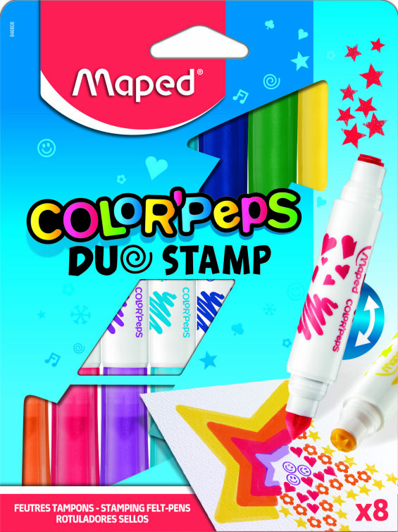 Фломастеры со штампами Duo Stamp Фломастеры со штампами Duo Stamp