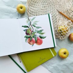 Скетчбук Fine Line в твердом переплете в эко-коже с акварельной бумагой Скетчбук Fine Line в твердом переплете в эко-коже с акварельной бумагой