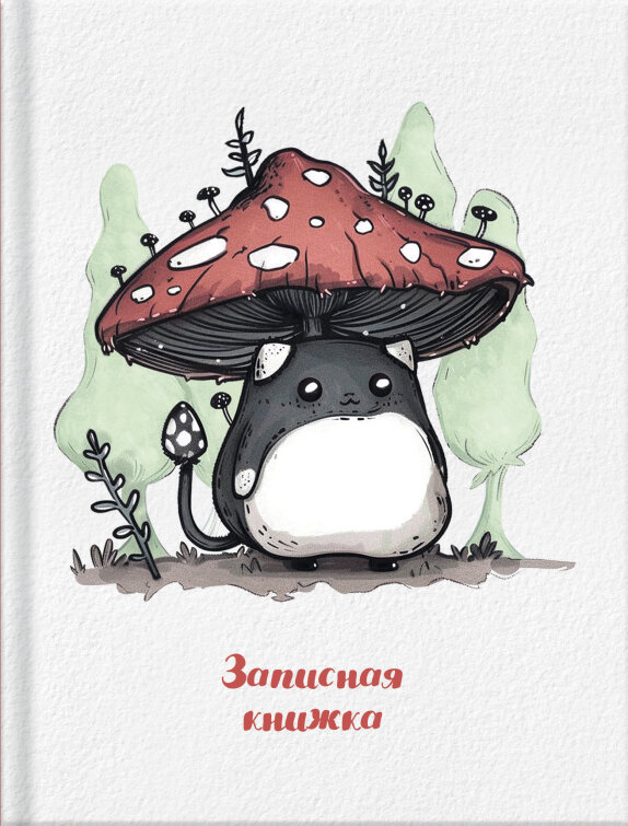 Записная книжка А6 «КОТОГРИБ» (арт. 410091) от Alpha-Trend Записная книжка А6 «КОТОГРИБ» (арт. 410091) от Alpha-Trend
