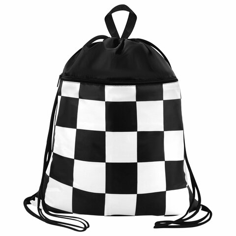 Мешок для обуви BRAUBERG БОЛЬШОЙ, ″Black and white″ Мешок для обуви BRAUBERG БОЛЬШОЙ, ″Black and white″
