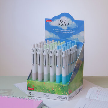 Ручка Hatber Relax — нежные тона, уверенное письмо. Ручка Hatber Relax — нежные тона, уверенное письмо.