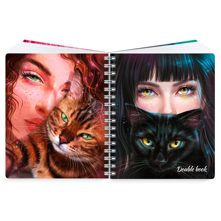 Тетрадь ″Double book″, А5, 96 л, ФЕНИКС+ Тетрадь ″Double book″, А5, 96 л, ФЕНИКС+