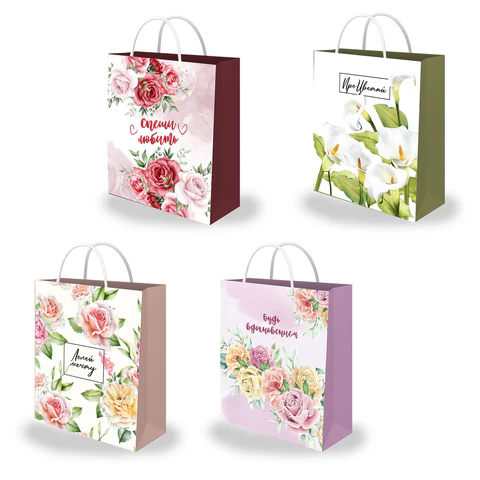 Пакет подарочный ″Woman Collection″, ЗОЛОТАЯ СКАЗКА, 4 штуки Пакет подарочный ″Woman Collection″, ЗОЛОТАЯ СКАЗКА, 4 штуки