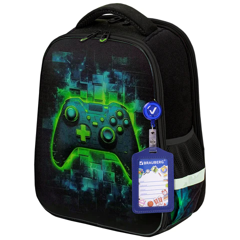 Ранец ″Neon gamepad″ BRAUBERG FIT Ранец ″Neon gamepad″ BRAUBERG FIT