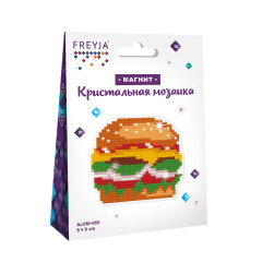 Кристальная мозаика (набор для изготовления магнита) «Бургер» от ТМ Фрея Кристальная мозаика (набор для изготовления магнита) «Бургер» от ТМ Фрея