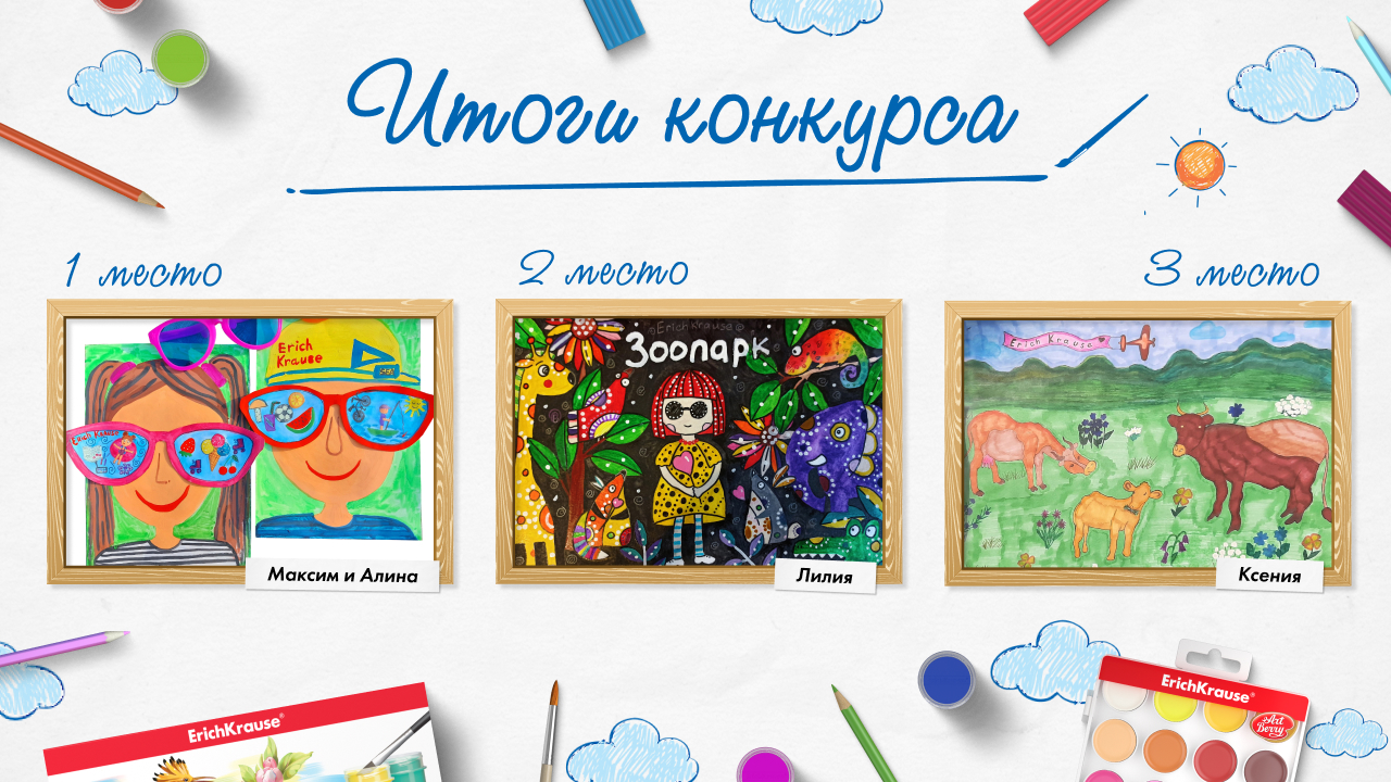 Итоги конкурса для юных художников «Моё лето» Итоги конкурса для юных художников «Моё лето»