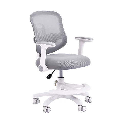 Кресло детское с подставкой для ног BRABIX KIDS ″MG-215″, серое Кресло детское с подставкой для ног BRABIX KIDS ″MG-215″, серое