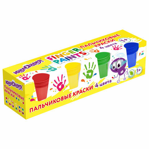 Краски пальчиковые для малышей от 1 года ЮНЛАНДИЯ Краски пальчиковые для малышей от 1 года ЮНЛАНДИЯ