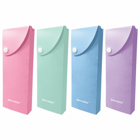 Пенал пластиковый BRAUBERG, ″Pastel″ Пенал пластиковый BRAUBERG, ″Pastel″