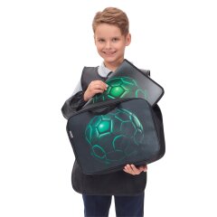 Папка-портфель Lamark ″Король спорта″, А4, 1 отд., на молнии, с ручками, карман внутри, усил. дно, 36х27х8 см, печать по ткани с одной стороны