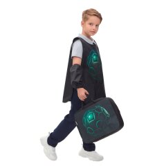Папка-портфель Lamark ″Король спорта″, А4, 1 отд., на молнии, с ручками, карман внутри, усил. дно, 36х27х8 см, печать по ткани с одной стороны