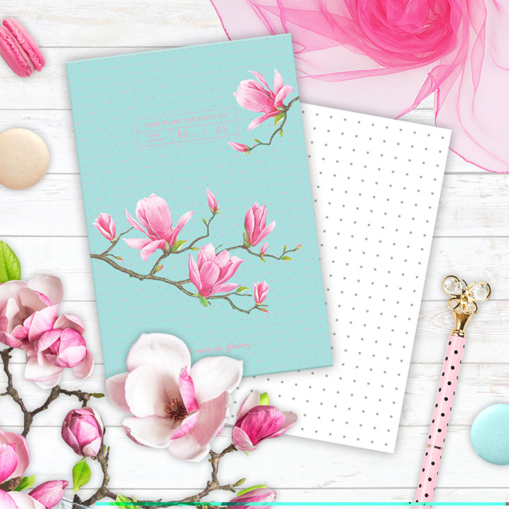 Записная книжка ″Spring bloom″: нежное очарование цветов Записная книжка ″Spring bloom″: нежное очарование цветов