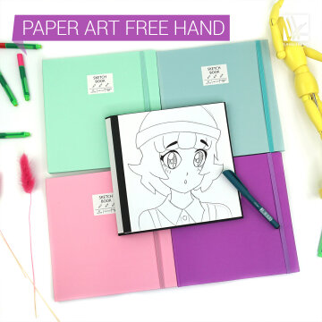Скетчбуки Paper Art «Free hand» серии SPECIAL LINE Скетчбуки Paper Art «Free hand» серии SPECIAL LINE