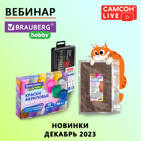 САМСОН LIVE: товары для творчества BRAUBERG HOBBY САМСОН LIVE: товары для творчества BRAUBERG HOBBY