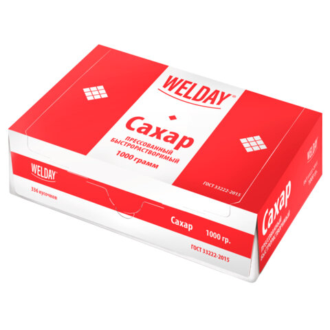Сахар-рафинад WELDAY, 1 кг Сахар-рафинад WELDAY, 1 кг