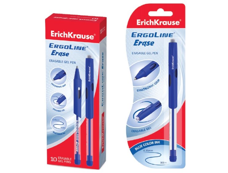 Ручка со стираемыми чернилами ErichKrause ErgoLine® Erase