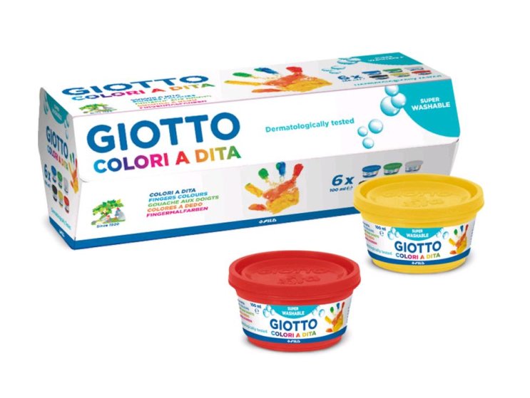 Giotto Finger Paint - детские пальчики будут в восторге Giotto Finger Paint - детские пальчики будут в восторге