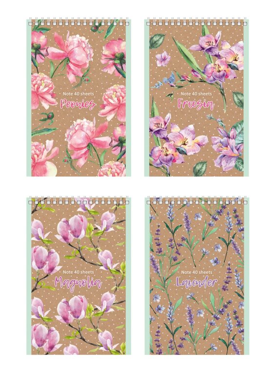 Блокноты BG ″Floral&Craft″: модная романтика Блокноты BG ″Floral&Craft″: модная романтика