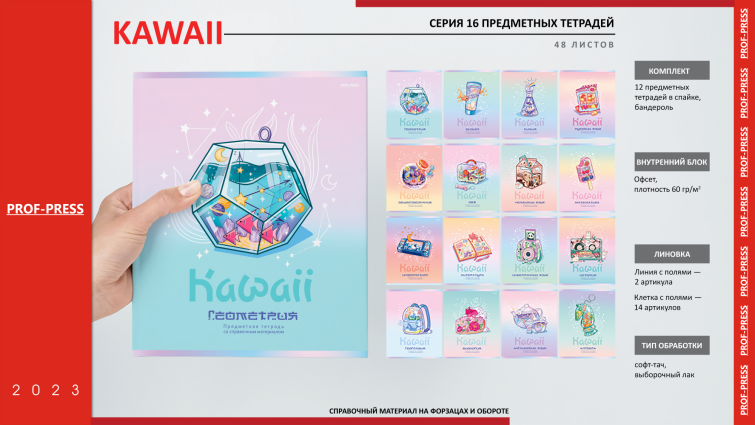 Новая серия тетрадей ″KAWAII″ Новая серия тетрадей ″KAWAII″