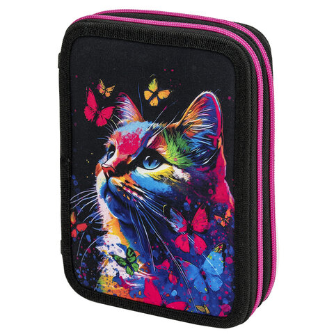 Пенал BRAUBERG ″Butterfly catcher″, 2 отделения Пенал BRAUBERG ″Butterfly catcher″, 2 отделения