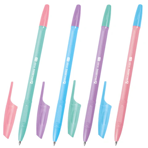   BRAUBERG ″X-333 PASTEL MIX″, 8 