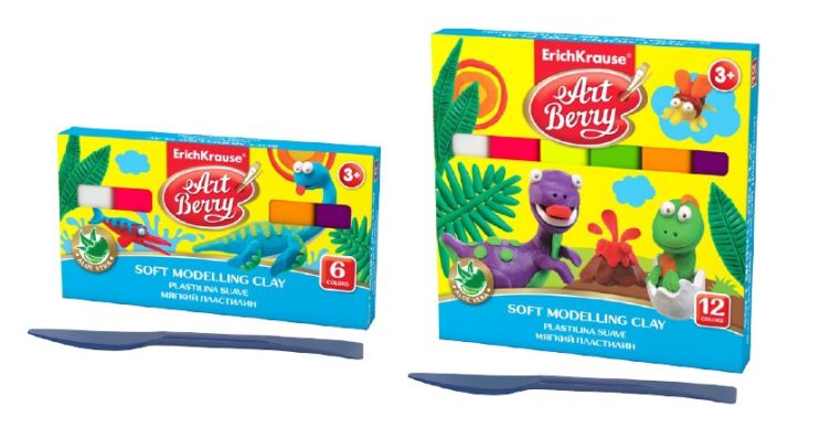Мягкий пластилин ArtBerry® со стеком Мягкий пластилин ArtBerry® со стеком