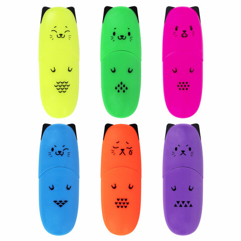 ����� ����������������� ���� BRAUBERG KIDS ″CUTE CATS NEON″