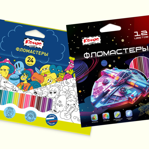 Новинки. Фломастеры Комус Класс Новинки. Фломастеры Комус Класс
