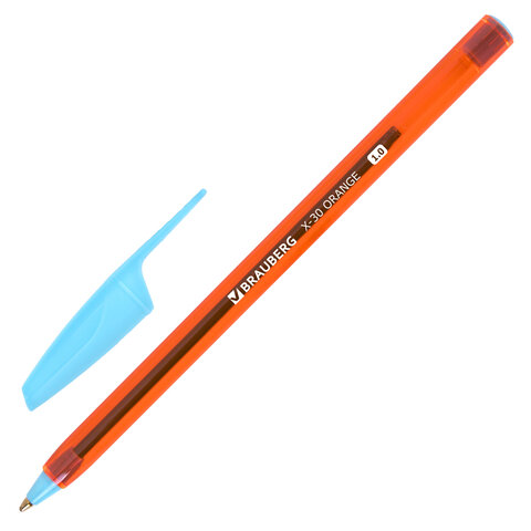 Ручка шариковая BRAUBERG X-30 ORANGE Ручка шариковая BRAUBERG X-30 ORANGE