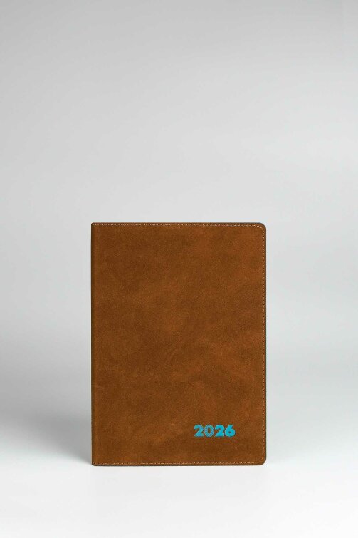 Еженедельник датированный 2026 ESCALADA, формат А5+, 80 л., мягкий переплёт, запаянный край, искусственная кожа ″Нубук″, тиснение фольгой Еженедельник датированный 2026 ESCALADA, формат А5+, 80 л., мягкий переплёт, запаянный край, искусственная кожа ″Нубук″, тиснение фольгой