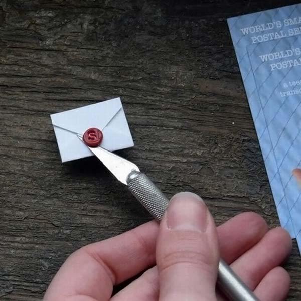 Самый маленький почтовый конверт Самый маленький почтовый конверт