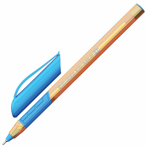 Ручка масляная с грипом BRAUBERG ″Extra Glide GT Sky Blue″ Ручка масляная с грипом BRAUBERG ″Extra Glide GT Sky Blue″