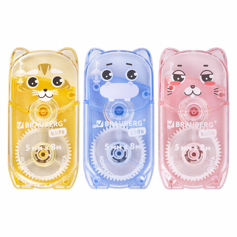 Корректирующая лента BRAUBERG KIDS ″ЗВЕРЯТА″ Корректирующая лента BRAUBERG KIDS ″ЗВЕРЯТА″