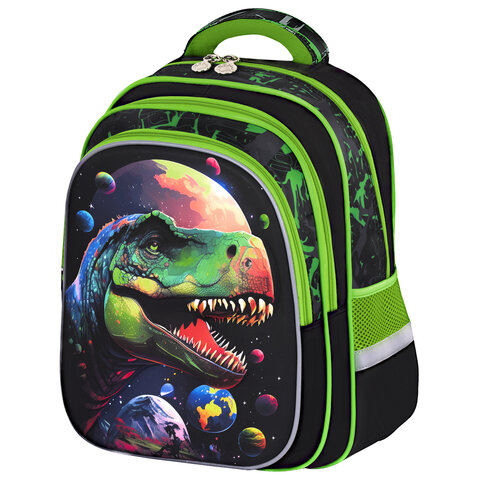 Рюкзак BRAUBERG KIDS FLOSSY, ″Galaxy Dino″, 3D-панель Рюкзак BRAUBERG KIDS FLOSSY, ″Galaxy Dino″, 3D-панель