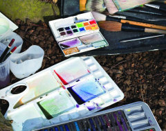 ���������� � ������� DERWENT INKTENSE PAINT PAN TRAVEL SET