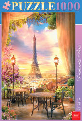 Романтичный Париж на пазлах Hatber.